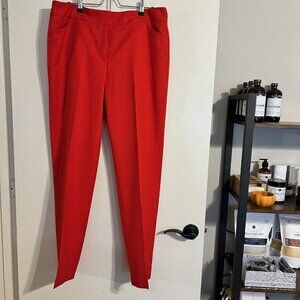 Kasper Gold Label Women’s Red Dress Pants – Size 14